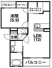 物件の間取り