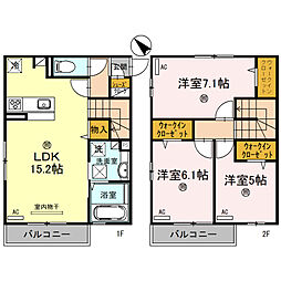 Friedenbaum 3LDKの間取図画像