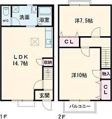 物件の間取り