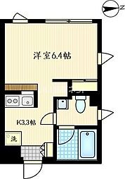 Regulus ワンルームの間取図画像