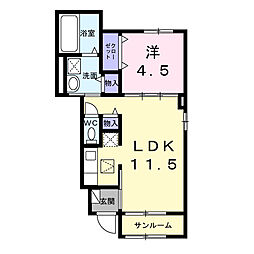 All Good 和 1LDKの間取図画像