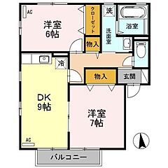 物件の間取り