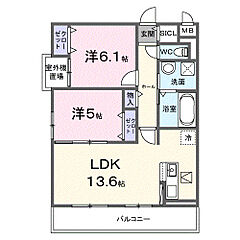 物件の間取り