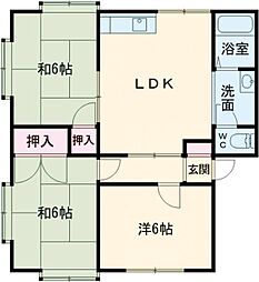 コーネルハイツ 3LDKの間取図画像
