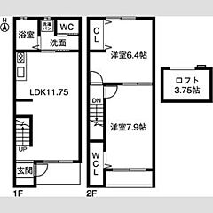 物件の間取り