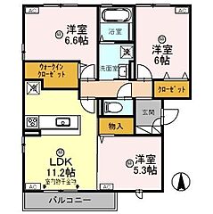 物件の間取り