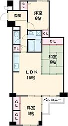 ネオハイツ垂水 3LDKの間取図画像