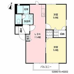 物件の間取り