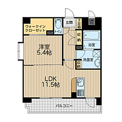 物件の間取り