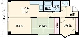 サンシティ苫小牧 3LDKの間取図画像