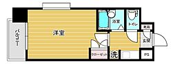 リファレンス北方1 1Kの間取図画像