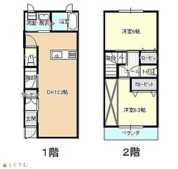 サイプレス4 2LDKの間取図画像