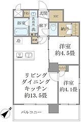 物件の間取り