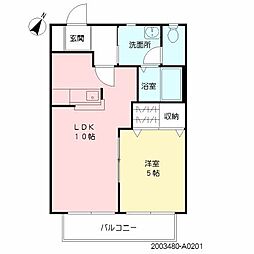 アーバンヒルズ3 1LDKの間取図画像