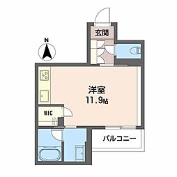 Shamaison新町T.H ワンルームの間取図画像
