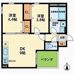 物件の間取り