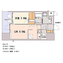S-RESIDENCE千種belvia TOWER(べルヴィアタワー) 10月27日(火) 1LDKの間取図画像