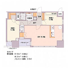 物件の間取り