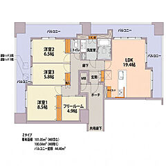 物件の間取り