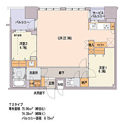 物件の間取り