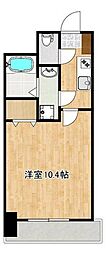 クロノス48練兵町 1Kの間取図画像