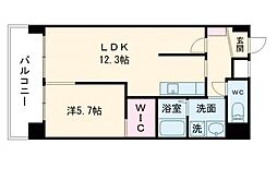 L-フィネス 1LDKの間取図画像