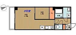 ネクサス広白石 1LDKの間取図画像