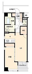 ドゥーエ妙典 1LDKの間取図画像