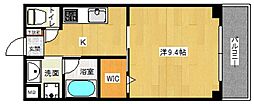 CruyffCaurt 1Kの間取図画像