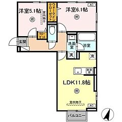 物件の間取り
