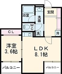 物件の間取り