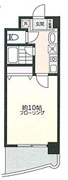 プリミエール相模大野 1Kの間取図画像