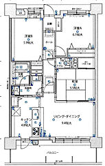 物件の間取り