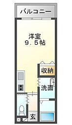ケア付住宅さくらマンション ワンルームの間取図画像