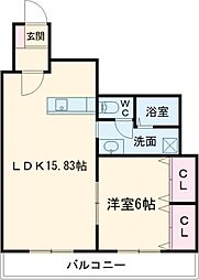 TOKIWA13BLD 1LDKの間取図画像