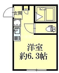 マ・メゾン ワンルームの間取図画像