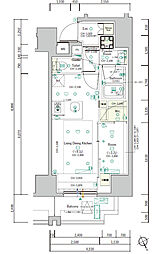 SYFORME TACHIKAWA 1LDKの間取図画像