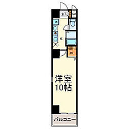 ITOH弐番館 1Kの間取図画像