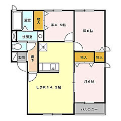 物件の間取り
