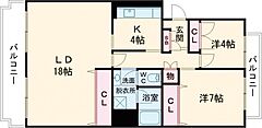 物件の間取り