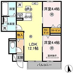物件の間取り