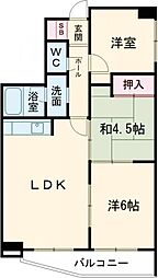 ベネフィス鴨池1 3LDKの間取図画像