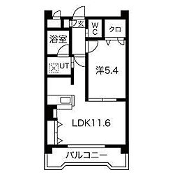 アートステージAi 1LDKの間取図画像