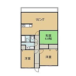 トーカンマンション時津 3LDKの間取図画像