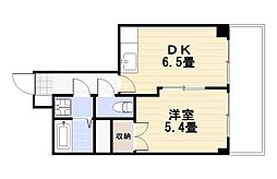 和光昭和町レジデンス 1DKの間取図画像