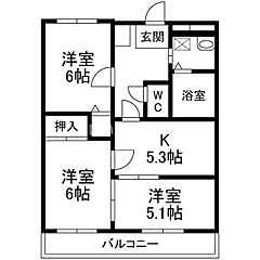 物件の間取り