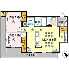 物件の間取り