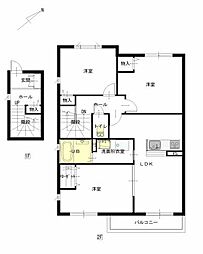 ヴィアソーレ参番館 3LDKの間取図画像