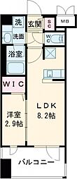 グランフォーレ千早マークスクエアウエストウイング 1LDKの間取図画像