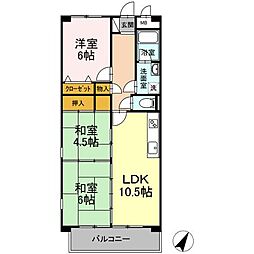 フロンティア・ウィン 3LDKの間取図画像
